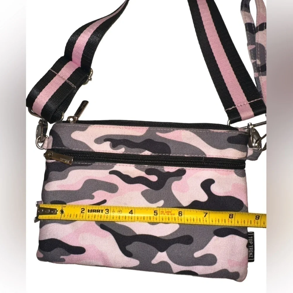 Top Trenz Inc 3 in 1 Canvas Cross Body, Mask Pouch or Fanny Pack NWOT!